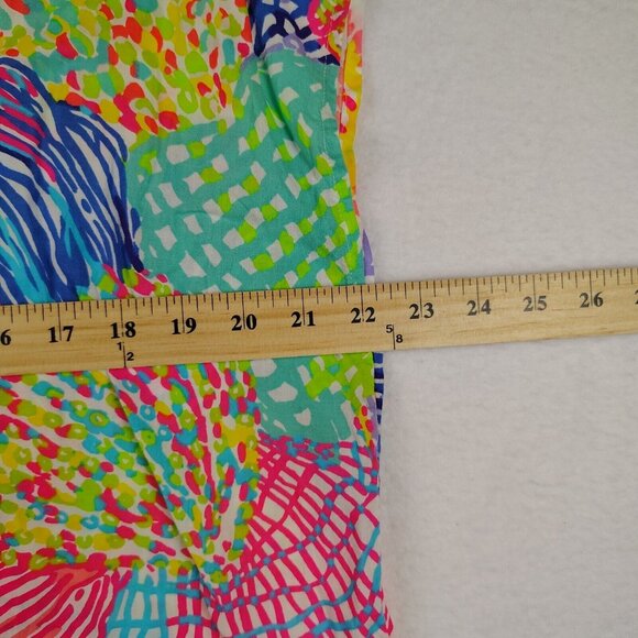 Lilly Pulitzer Jasmine Caftan Womens Xs/Small Roar of the Sea Cover Up - Picture 8 of 9